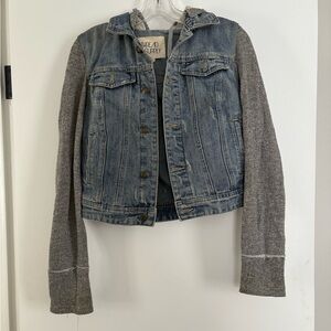 Hybrid Denim Hoodie Jacket